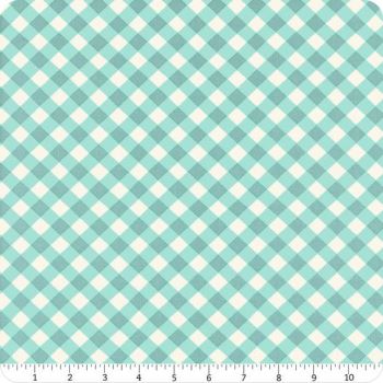 Aqua blue Check