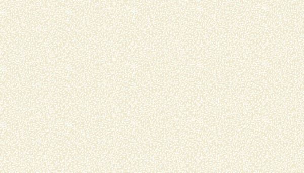 Mini leaf white on cream