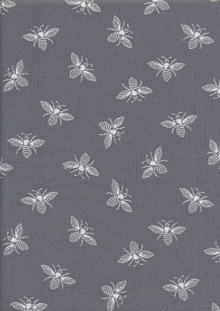 bees on grey