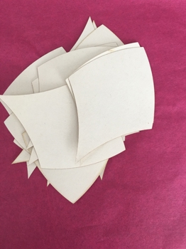 Curved Diamond papers large 100