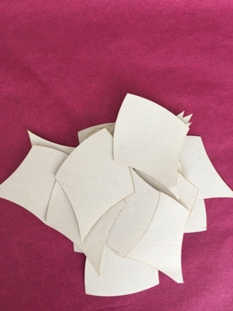 Curved Diamond papers small 100